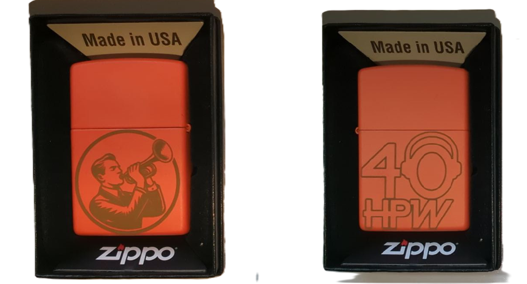 Bugle News #40HPW Classic Zippo - Orange